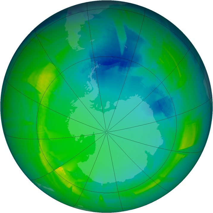 Ozone Map 2010-08-06